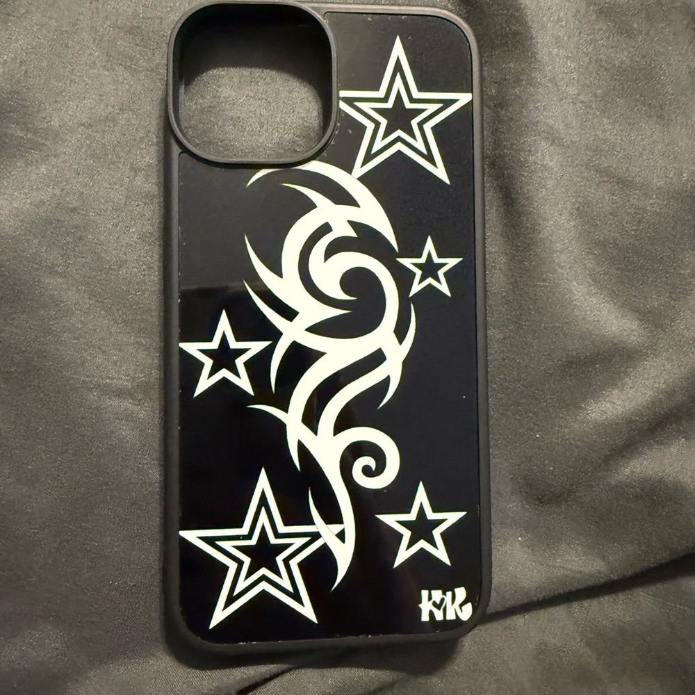 Black Tribal Star HottKiss iPhone 14 Case